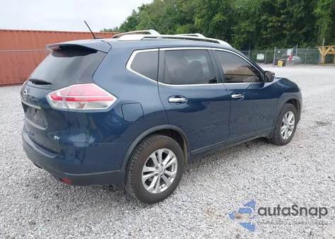 2016 Nissan Rogue Sv из США, поврежденный, VIN KNMAT2MT7GP656371